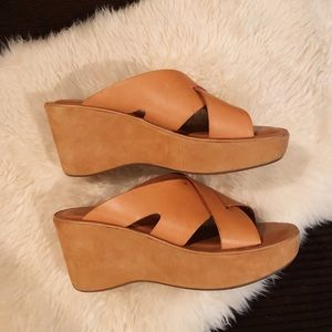 Kork-Ease tan wedges